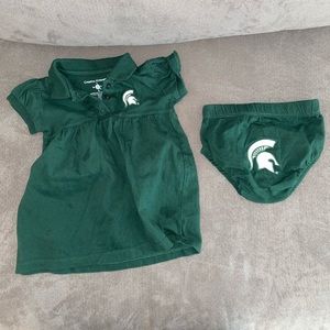 6 month Michigan State outfit